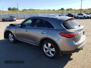 2010 Infiniti FX35 with VIN JN8AS1MWXAM857184, listed as a Copart auction lot 73210314 with 133,993 mi miles and Salvage Title. Bid and sale history available at carsss.com. Image 2.