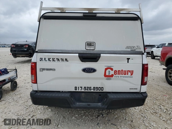2016 Ford F-150 XL with VIN 1FTMF1CF2GKE19259, listed as a Copart auction lot 43024345 with 206,131 mi miles and Clean Title. Bid and sale history available at carsss.com. Image 6.