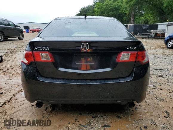 2009 Acura TSX with VIN JH4CU26659C005956, listed as a Copart auction lot 58553035 with 132,011 mi miles and Salvage title. Bid and sale history available at DreamBid. Image 6.