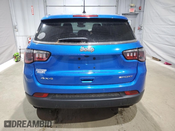 2022 Jeep Compass Sport с VIN 3C4NJDAB0NT221070, выставлен на аукционе Copart как лот 57667525 с пробегом 38 102 миль миль и Списание • Salvage title. История ставок и продаж доступна на DreamBid. Изображение 6.