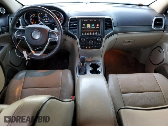 2017 Jeep Grand Cherokee Overland with VIN 1C4RJFCT0HC952052, listed as a Copart auction lot 85064124 with 184,206 mi miles and Salvage Title. Bid and sale history available at carsss.com. Image 8.