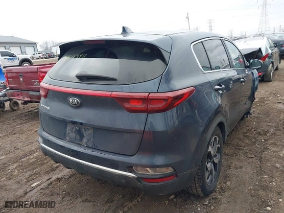 2021 Kia Sportage LX with VIN KNDPM3AC0M7896911, listed as a IAAI auction lot 41511998 with 78,461 mi miles. Bid and sale history available at carsss.com. Image 4.