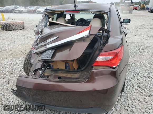 2013 Chrysler 200 LX with VIN 1C3CCBAG1DN736678, listed as a Copart auction lot 78291404 with 0 mi miles and Salvage Title. Bid and sale history available at carsss.com. Image 6.