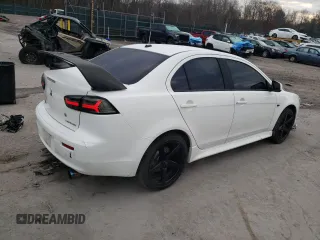2010 Mitsubishi Lancer GTS with VIN JA32U8FW1AU026297, listed as a Copart auction lot 80580974 with 186,384 mi miles and Salvage Title. Bid and sale history available at DreamBid. Image 3.