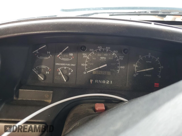 1993 Ford F-150 with VIN 1FTEX14N2PKA32847, listed as a Copart auction lot 72516814 with 199,435 mi miles and Salvage Title. Bid and sale history available at carsss.com. Image 9.