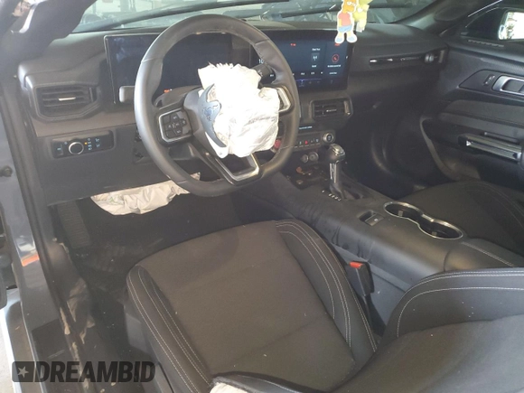 2024 Ford Mustang EcoBoost with VIN 1FA6P8TH8R5122598, listed as a Copart auction lot 58627015 with 15,557 mi miles and Salvage title. Bid and sale history available at DreamBid. Image 8.