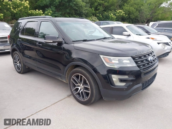2016 Ford Explorer Sport z VIN 1FM5K8GT6GGC15541, wystawiony jako IAAI lot #42296535 z przebiegiem 197 030 mil mil oraz . Historia ofert i sprzedaży dostępna na DreamBid. Obrazek 1.