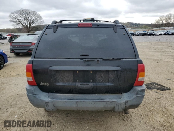 2000 Jeep Grand Cherokee Laredo with VIN 1J4GW48S2YC336733, listed as a Copart auction lot 54553315 with 284,402 mi miles and Non repairable. Bid and sale history available at DreamBid. Image 6.