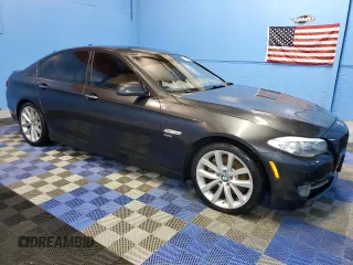 2012 BMW 5 Series 535i xDrive with VIN WBAFU7C57CDU60295, listed as a Copart auction lot 43712135 with 96,483 mi miles and Clean Title. Bid and sale history available at carsss.com. Image 4.