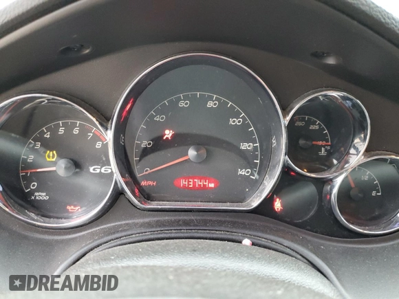 2008 Pontiac G6 1SV Value Leader with VIN 1G2ZF57B384269094, listed as a Copart auction lot 49659235 with 143,744 mi miles and Salvage Title. Bid and sale history available at carsss.com. Image 9.