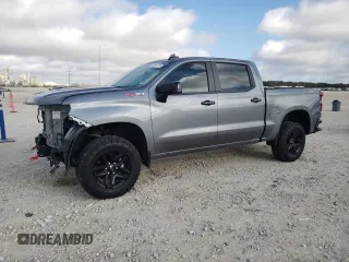 2022 Chevrolet Silverado 1500 LT Trail Boss with VIN 3GCPYFED7NG136151, listed as a Copart auction lot 46816175 with 26,811 mi miles and Salvage Title. Bid and sale history available at DreamBid. Image 1.