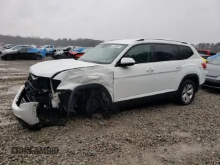 2018 Volkswagen Atlas SE z VIN 1V2DR2CA4JC574915, wystawiony jako Copart lot #46350645 z przebiegiem 128 545 mil mil oraz Szkoda całkowita • Salvage title. Historia ofert i sprzedaży dostępna na DreamBid. Obrazek 1.