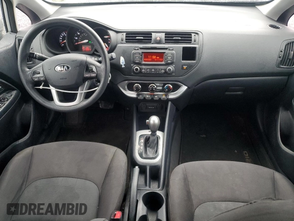 2014 Kia Rio LX with VIN KNADM5A38E6362171, listed as a Copart auction lot 84716354 with 130,991 mi miles and Clean Title. Bid and sale history available at carsss.com. Image 8.