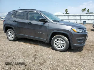 2021 Jeep Compass Sport z VIN 3C4NJCAB0MT508482, wystawiony jako Copart lot #53707625 z przebiegiem 39 626 mil mil oraz Szkoda całkowita • Salvage title. Historia ofert i sprzedaży dostępna na DreamBid. Obrazek 4.