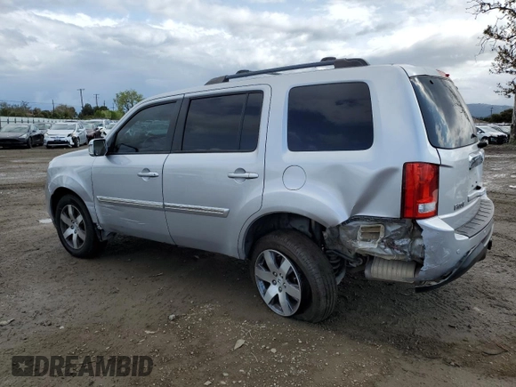 2012 Honda Pilot Touring with VIN 5FNYF4H99CB046962, listed as a Copart auction lot 51445835 with 112,206 mi miles and Salvage Title. Bid and sale history available at DreamBid. Image 2.