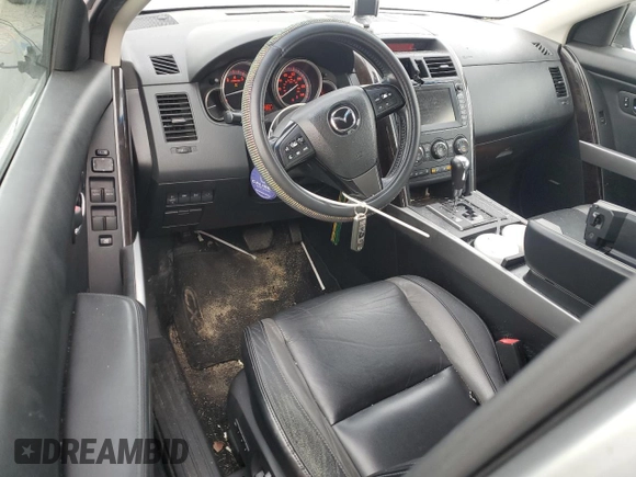 2012 Mazda CX-9 Grand Touring with VIN JM3TB3DV6C0345754, listed as a Copart auction lot 88997245 with 163,254 mi miles and Salvage Title. Bid and sale history available at carsss.com. Image 8.