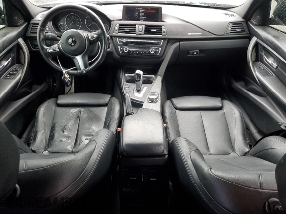 2014 BMW 3 Series 335i with VIN WBA3A9C55EF479359, listed as a Copart auction lot 48224715 with 98,747 mi miles and Salvage Title. Bid and sale history available at carsss.com. Image 8.