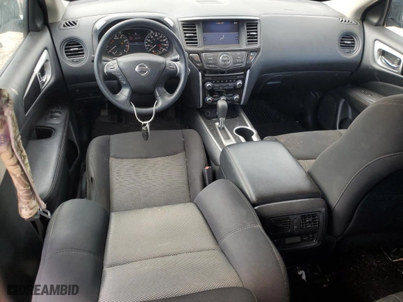 2019 Nissan Pathfinder SV with VIN 5N1DR2MN1KC621804, listed as a Copart auction lot 53904365 with 43,144 mi miles and Salvage Title. Bid and sale history available at carsss.com. Image 8.