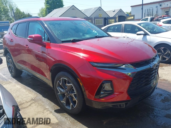 2022 Chevrolet Blazer RS z VIN 3GNKBERS7NS158265, wystawiony jako IAAI lot #42033744 z przebiegiem 60 893 mil mil oraz . Historia ofert i sprzedaży dostępna na DreamBid. Obrazek 13.