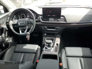2023 Audi Q5 S line Prestige with VIN WA1FAAFY7P2061803, listed as a Copart auction lot 59907565 with 14,614 mi miles and Salvage title. Bid and sale history available at DreamBid. Image 8.