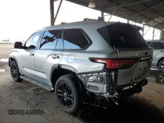 2024 Toyota Sequoia SR5 with VIN 7SVAAABA8RX037059, listed as a Copart auction lot 45525595 with 17,069 mi miles and Salvage Title. Bid and sale history available at carsss.com. Image 3.