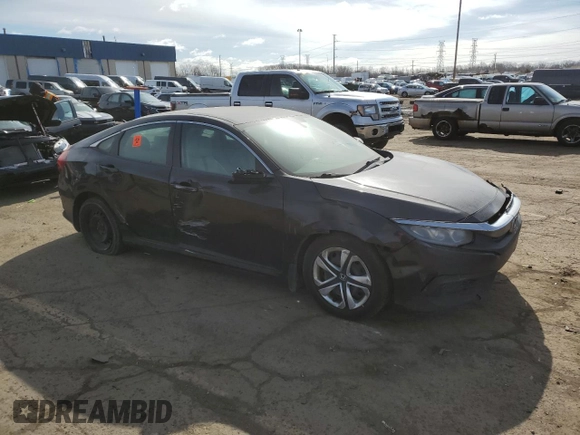 2016 Honda Civic Sedan LX with VIN 19XFC2F55GE062057, listed as a Copart auction lot 50419765 with 0 mi miles and Clean Title. Bid and sale history available at carsss.com. Image 4.