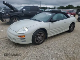 2003 Mitsubishi Eclipse GTS with VIN 4A3AE75HX3E106019, listed as a Copart auction lot 73760594 with 0 mi miles and Salvage Title. Bid and sale history available at carsss.com. Image 1.