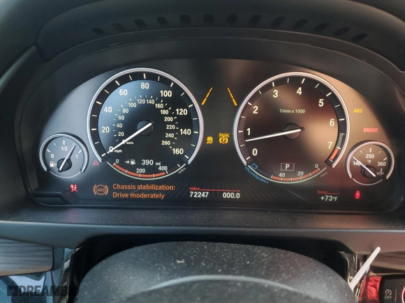 2017 BMW X5 sDrive35i with VIN 5UXKR2C39H0X05549, listed as a Copart auction lot 46736745 with 72,247 mi miles and Salvage Title. Bid and sale history available at carsss.com. Image 9.