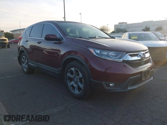 2018 Honda CR-V EX with VIN 7FARW1H57JE055662, listed as a IAAI auction lot 41804633 with 79,598 mi miles. Bid and sale history available at carsss.com. Image 1.