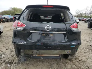 2014 Nissan Rogue SV with VIN 5N1AT2MV3EC824878, listed as a Copart auction lot 52701065 with 148,153 mi miles and Salvage Title. Bid and sale history available at carsss.com. Image 6.