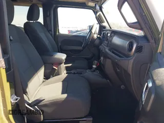 2021 Jeep Wrangler 80th Anniversary with VIN 1C4HJXAG4MW647038, listed as a IAAI auction lot 41580575 with 19,051 mi miles and . Bid and sale history available at DreamBid. Image 5.