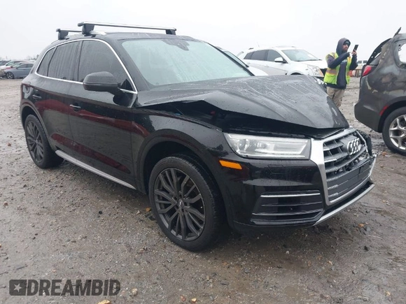 2019 Audi Q5 Premium with VIN WA1ANAFY7K2124244, listed as a IAAI auction lot 41251080 with 101,767 mi miles. Bid and sale history available at carsss.com. Image 1.