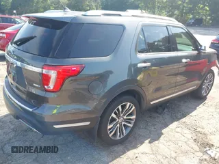 2018 Ford Explorer Platinum with VIN 1FM5K8HT6JGC62512, listed as a IAAI auction lot 42542371 with 76,462 mi miles and . Bid and sale history available at DreamBid. Image 4.