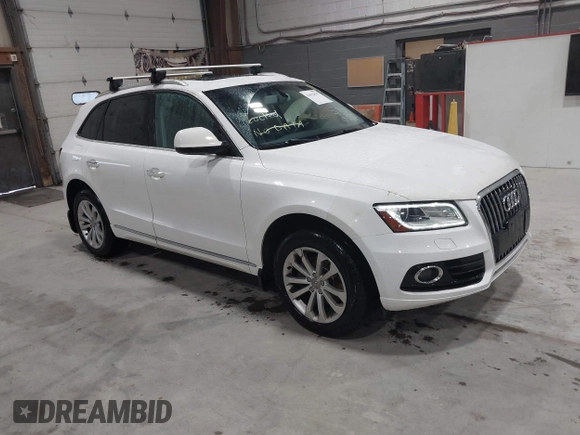 2015 Audi Q5 Progressiv with VIN WA1LFCFP8FA083935, listed as a IAAI auction lot 41822879 with 151,973 mi miles and . Bid and sale history available at DreamBid. Image 1.