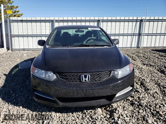 2009 Honda Civic Cpe LX with VIN 2HGFG12609H540858, listed as a Copart auction lot 46926135 with 180,818 mi miles and Salvage Title. Bid and sale history available at carsss.com. Image 5.