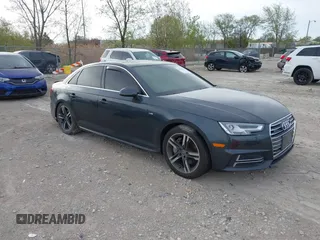 2017 Audi A4 Premium Plus z VIN WAUENAF46HN023222, wystawiony jako IAAI lot #42128895 z przebiegiem Nie podano mil oraz . Historia ofert i sprzedaży dostępna na DreamBid. Obrazek 1.