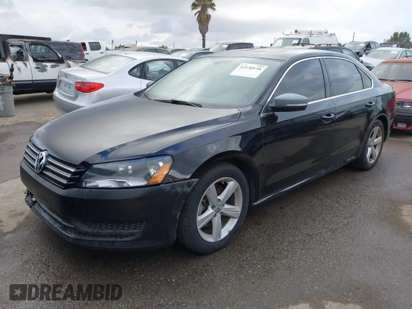 2012 Volkswagen Passat SE with VIN 1VWBP7A31CC047883, listed as a IAAI auction lot 42130138 with 142,017 mi miles. Bid and sale history available at carsss.com. Image 2.