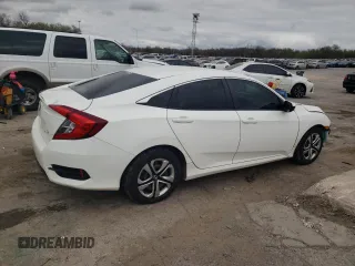 2017 Honda Civic Sedan LX with VIN 19XFC2F52HE079397, listed as a Copart auction lot 50984255 with 98,392 mi miles and Salvage Title. Bid and sale history available at carsss.com. Image 3.