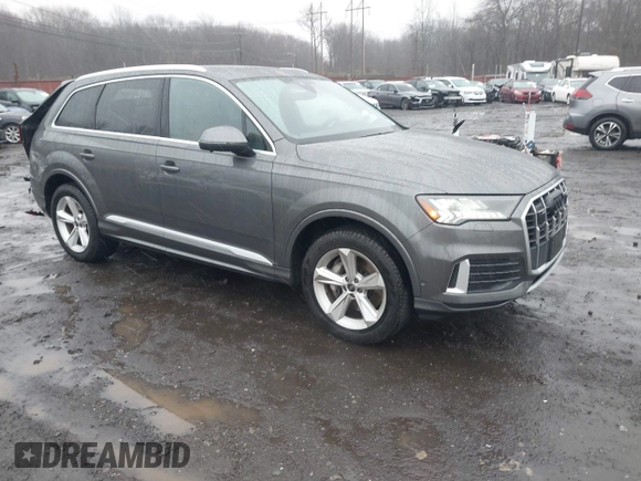 2023 Audi Q7 Premium Plus z VIN WA1LCBF77PD018237, wystawiony jako IAAI lot #41143880 z przebiegiem 25 023 mil mil oraz . Historia ofert i sprzedaży dostępna na DreamBid. Obrazek 1.