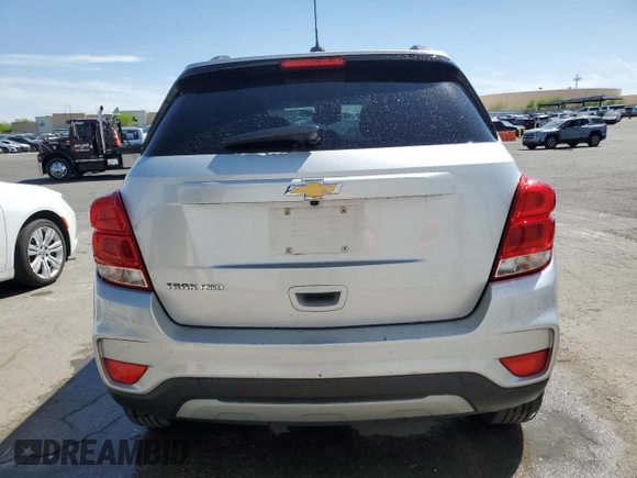 2021 Chevrolet Trax LT with VIN KL7CJPSB2MB330750, listed as a Copart auction lot 54090195 with 112,118 mi miles and Clean Title. Bid and sale history available at carsss.com. Image 6.