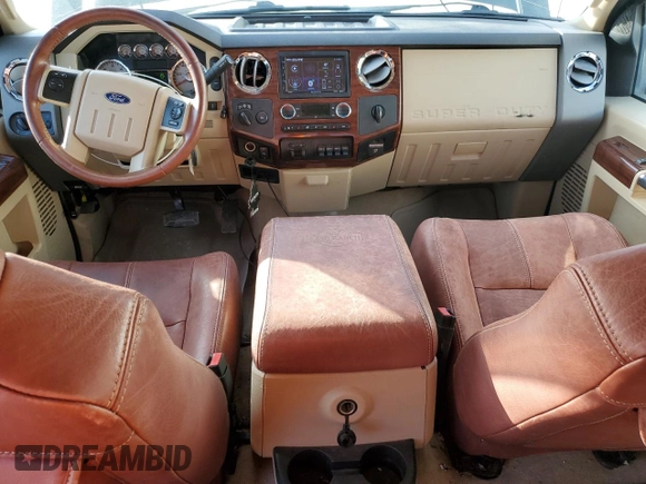 2009 Ford F-250 XL with VIN 1FTSW21579EB19046, listed as a Copart auction lot 50050175 with 137,643 mi miles and Salvage title. Bid and sale history available at DreamBid. Image 8.