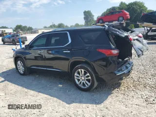 2018 Chevrolet Traverse High Country z VIN 1GNEVKKW6JJ110672, wystawiony jako Copart lot #61964945 z przebiegiem 86 983 mil mil oraz Szkoda całkowita • Salvage title. Historia ofert i sprzedaży dostępna na DreamBid. Obrazek 2.