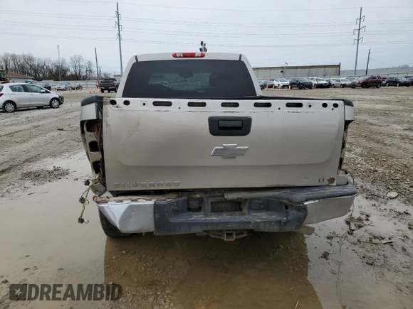 2007 Chevrolet Silverado 1500 LT w/1LT with VIN 3GCEK13C77G501839, listed as a Copart auction lot 42213505 with 0 mi miles and Salvage Title. Bid and sale history available at carsss.com. Image 6.