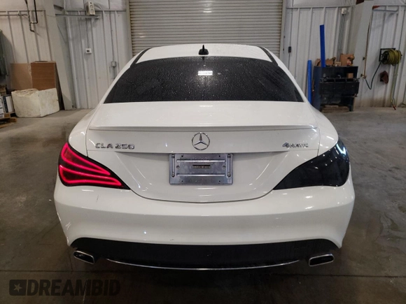 2015 Mercedes-Benz CLA 250 with VIN WDDSJ4GB5FN189122, listed as a Copart auction lot 57647115 with 118,038 mi miles and Salvage title. Bid and sale history available at DreamBid. Image 6.