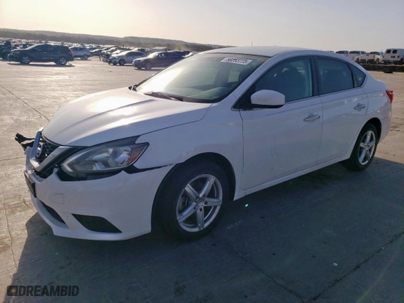 2019 Nissan Sentra S with VIN 3N1AB7AP4KY395766, listed as a Copart auction lot 50263775 with 69,436 mi miles and Salvage Title. Bid and sale history available at carsss.com. Image 1.