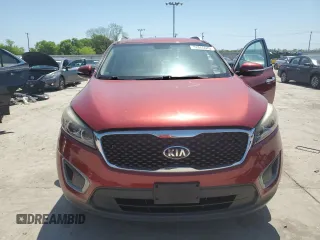 2016 Kia Sorento LX with VIN 5XYPG4A37GG087068, listed as a Copart auction lot 52555575 with 75,223 mi miles and Salvage Title. Bid and sale history available at carsss.com. Image 5.