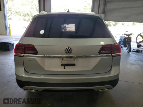 2019 Volkswagen Atlas SE with VIN 1V2DP2CA1KC586530, listed as a Copart auction lot 67574044 with 98,787 mi miles and Salvage title. Bid and sale history available at DreamBid. Image 6.