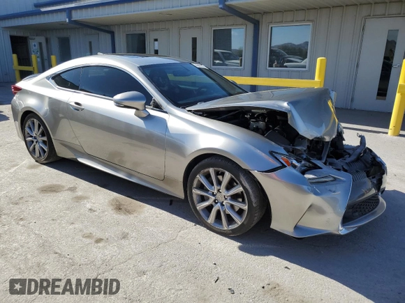 2016 Lexus RC 200t F Sport with VIN JTHHA5BC4G5000230, listed as a Copart auction lot 43856325 with 100,066 mi miles and Salvage title. Bid and sale history available at DreamBid. Image 4.