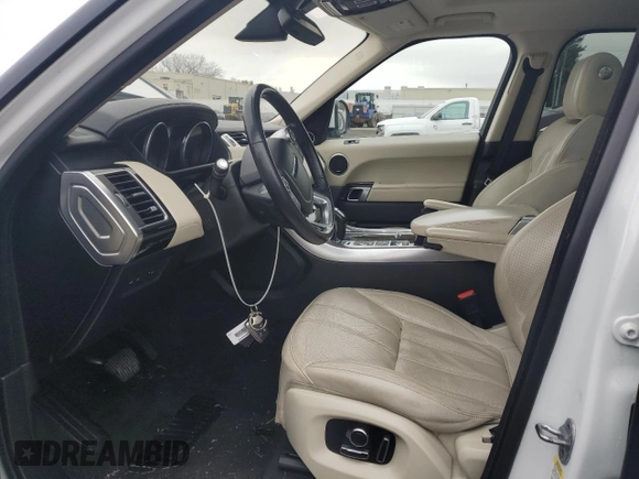 2016 Land Rover Range Rover Sport V6 HSE with VIN SALWR2PF1GA660146, listed as a Copart auction lot 51241655 with 57,282 mi miles and Salvage Title. Bid and sale history available at carsss.com. Image 7.