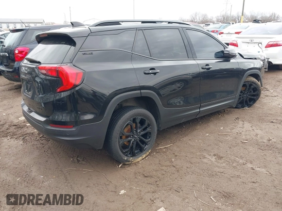 2019 GMC Terrain SLE with VIN 3GKALTEV5KL260678, listed as a IAAI auction lot 41738550 with 110,026 mi miles. Bid and sale history available at carsss.com. Image 4.